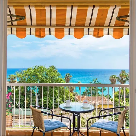 Vina Del Mare, Vue Mer, Terrasse Menton Exterior photo