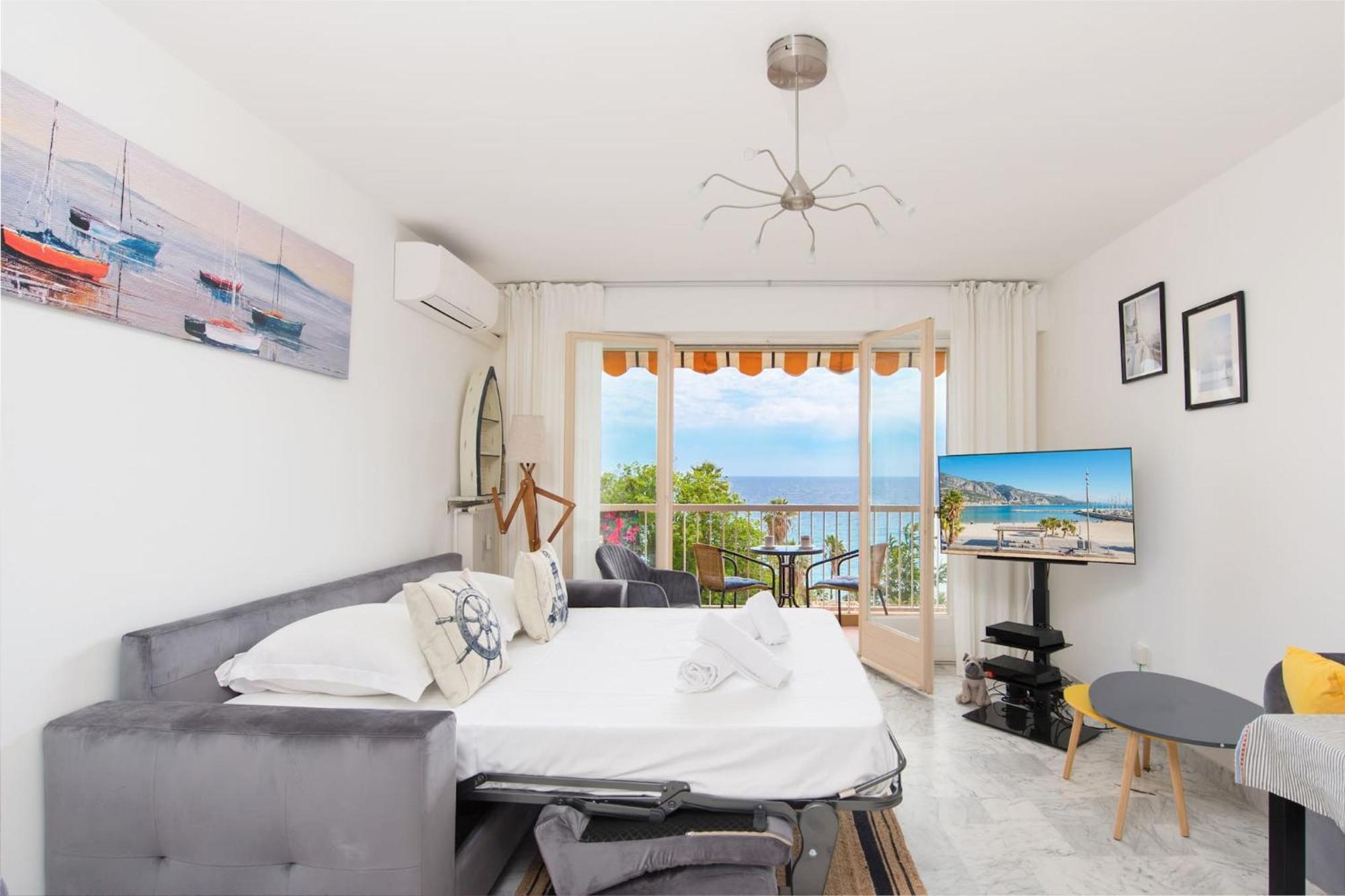 Vina Del Mare, Vue Mer, Terrasse Menton